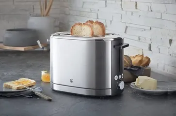 Máy Nướng Bánh Mỳ WMF LONO Inox Cao Cấp - Thiết Kế Hiện Đại, Tiết Kiệm Thời Gian Nướng Với 2 Khe Tiện Ích