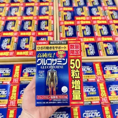 Viên uống Glucosamine Orihiro hỗ trợ xương khớp Nhật Bản