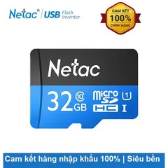 Thẻ nhớ Micro SD SanDisk / NETAC 32Gb 64Gb - tốc độ cao chuyện dụng cho Camera, Smartphone, loa đài, BH 5 năm 1 đổi 1