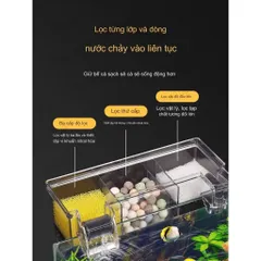 Bộ Lọc Tràn SOBO Thế Hệ Mới Tích Hợp Máy Bơm - Lọc Nước Cảnh Cá Tép Hiệu Quả với Nhiều Vật Liệu Lọc đi kèm