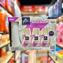 Máy Xịt Thơm Tự Động GLADE - Xịt Phòng Thơm Mát, Thiết Kế Hiện Đại, Hương Thơm Đa Dạng, Tự Động và Thân Thiện Với Môi Trường