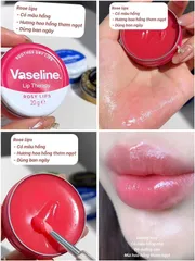 Son Dưỡng Vaseline Dưỡng Hồng Mềm Môi Lip Therapy Rosy Lips 20g - Chăm Sóc Môi, Dưỡng Ẩm và Tạo Sắc Hồng Tự Nhiên