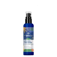 Dầu Dừa Tinh Khiết Vietcoco 130ml - Dưỡng Da, Tóc, Tẩy Trang, Chăm Sóc Đặc Biệt Từ Thiên Nhiên, 100% Nguyên Chất, Không Chất Bảo Quản