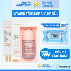 Vitamin Tổng Hợp Cho Mẹ Bầu PERDAYS - Bổ Sung DHA, Axit Folic và 12 Vitamin Thiết Yếu Hỗ Trợ Thai Nhi Khỏe Mạnh