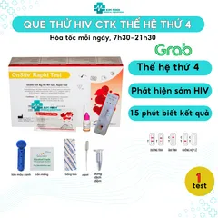 Que thử HIV CTK - Test Nhanh Phát Hiện Sớm Kháng Nguyên & Kháng Thể HIV Sau 2 Tuần - Thiết Bị Chăm Sóc Sức Khỏe