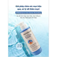 Sữa Rửa Mặt Esterlab Gel Tẩy Trang - Làm Sạch Da Dầu, Ngừa Mụn, Dưỡng Ẩm Da Nhạy Cảm 200ml Hàn Quốc