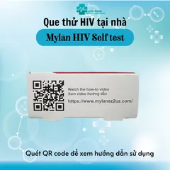 Bộ Xét Nghiệm HIV Tại Nhà Mylan - Que Thử Nhạy & Chính Xác Cao, Phát Hiện HIV Sau 3 Tuần, Thiết Kế Dễ Sử Dụng