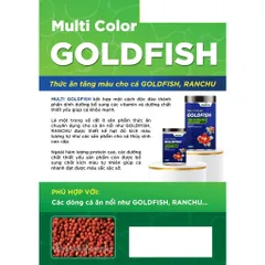 Cám Multibio Goldfish Tăng Màu Cho Cá Vàng - Thức Ăn Dinh Dưỡng 150g Cho Cá Cảnh Ranchu, Koi, Chép
