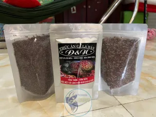 Cám La Hán D&N 100gr - Thức ăn cá La Hán chất lượng, kích màu và phát triển đầu cho cá nhỏ và lớn