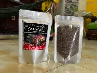Cám La Hán D&N 100gr - Thức ăn cá La Hán chất lượng, kích màu và phát triển đầu cho cá nhỏ và lớn