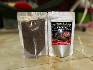 Cám La Hán D&N 100gr - Thức ăn cá La Hán chất lượng, kích màu và phát triển đầu cho cá nhỏ và lớn
