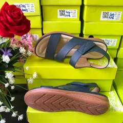 Giày Sandal Nữ Siketu Chính Hãng Êm Nhẹ Đế Chống Trơn Trượt Khóa Dán Tiện Lợi - Thoải Mái Di Chuyển Cao 3CM, Nhiều Màu Sắc
