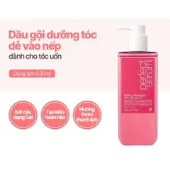 Dầu Gội Mise En Scene Perfect Serum Styling 530ml - Dưỡng Tóc Suôn Mượt, Tạo Kiểu Hoàn Hảo với 7 Loại Tinh Dầu Cao Cấp