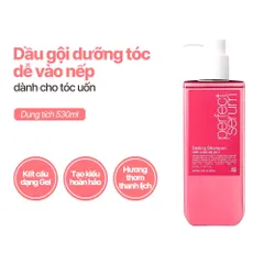 Dầu Gội Mise En Scene Perfect Serum Styling 530ml - Dưỡng Tóc Suôn Mượt, Tạo Kiểu Hoàn Hảo với 7 Loại Tinh Dầu Cao Cấp