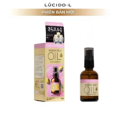 Tinh Dầu Dưỡng Tóc Bồng Bềnh Bóng Mượt LÚCIDO-L 60ml - Chăm Sóc Tóc, Phục Hồi Hư Tổn, Bảo Vệ Tóc Khỏi Nhiệt và UV