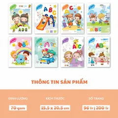 Lốc 10 Quyển Tập Học Sinh 70gsm - 96 Trang Kẻ Ô Ly - Giấy Trắng Mịn Không Lem - Tập Vở Cao Cấp Việt Nam