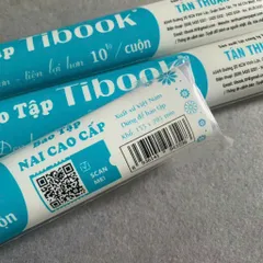 Bìa Bao Tập Vở Học Sinh Tibook Con Nai Cao Cấp - Túi 10 Cái Chất Liệu Nhựa OPP - Kích Thước 155x205mm