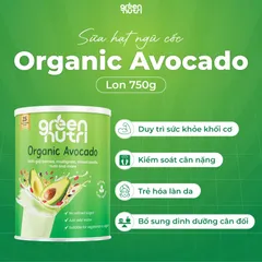 Sữa Hạt Ngũ Cốc Organic Avocado 750g - Hỗ Trợ Sức Khỏe Khối Cơ - Thương Hiệu Nhập Khẩu Singapore, Dinh Dưỡng Thuần Chay