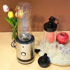 Máy Xay Sinh Tố WMF Küchenminis Smoothie-to-Go – 300W, 2 Bình Đựng Tritan Không Chứa BPA, Dễ Dàng Mang Theo, Thích Hợp Đi Học, Thể Dục