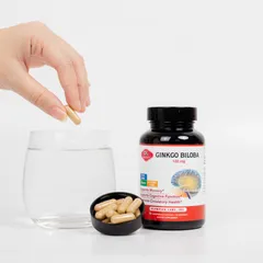 Viên uống Ginkgo Biloba 120mg Olympian Labs Mỹ - Hỗ trợ bổ não và tuần hoàn máu não, cải thiện trí nhớ hiệu quả