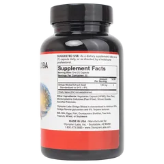 Viên uống Ginkgo Biloba 120mg Olympian Labs Mỹ - Hỗ trợ bổ não và tuần hoàn máu não, cải thiện trí nhớ hiệu quả
