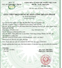 Viên uống Ginkgo Biloba 120mg Olympian Labs Mỹ - Hỗ trợ bổ não và tuần hoàn máu não, cải thiện trí nhớ hiệu quả
