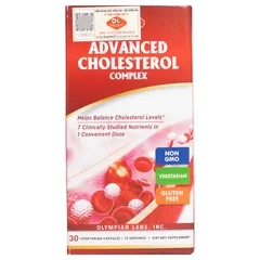 Advanced Cholesterol Complex Olympian Labs - Hỗ trợ cân bằng cholesterol và sức khỏe tim mạch tự nhiên - Viên uống 30 viên