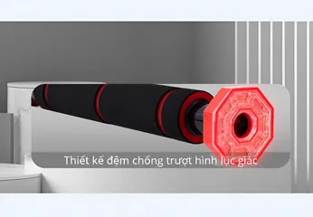 Thanh Tập Xà Đơn Treo Tường Gắn Cửa Agnite Chính Hãng - Khung Sắt Chịu Lực 100kg - Dụng Cụ Tập Gym Tại Nhà Nâng Cao Cơ Bắp