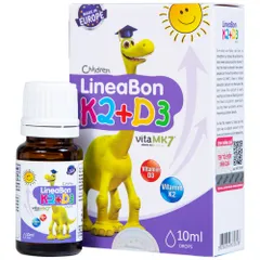 Siro Bổ Sung Vitamin K2+D3 Cho Bé LineaBon ErgoPharm - Tăng Cường Sức Khỏe, Hỗ Trợ Phát Triển Xương Chắc Khoẻ