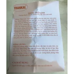 Viên uống hỗ trợ xương khớp Trankal Thái Lan - Giảm đau nhức, tê tay chân, viêm khớp, hộp 30 viên chất lượng cao.
