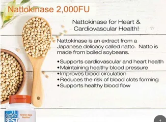 Viên uống Doctor's Best Nattokinase hỗ trợ tim mạch ngăn ngừa đột quỵ 90 viên, hàng nhập Mỹ