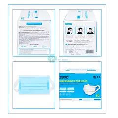 Combo 10 Hộp Khẩu Trang Y Tế Safefit 4 Lớp Quai Mềm Chống Đau Tai Màu Trắng/Xanh - Bảo Vệ Sức Khỏe Hiệu Quả 500 Chiếc