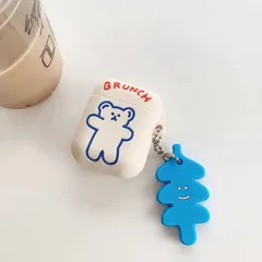 Vỏ Bọc Airpods 1 2 PRO Gấu Bear Brunch Brother - Bao Silicon Chống Va Đập Cho Hộp Sạc Tai Nghe AirPods 1 2 PRO