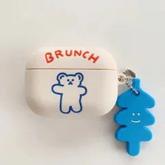 Vỏ Bọc Airpods 1 2 PRO Gấu Bear Brunch Brother - Bao Silicon Chống Va Đập Cho Hộp Sạc Tai Nghe AirPods 1 2 PRO