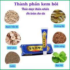 Kem Bôi Trị Ngứa Da Hắc Lào, Nấm Da, Viêm Da - Kem Bôi Chuyên Dụng Xuất Xứ Trung Quốc, Hàng Chính Hãng 100%