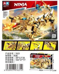 Đồ Chơi Lego Lắp Ráp Rồng Vàng Ninja Chaobao 7631 - Mô Hình Sáng Tạo Cho Trẻ Em Độ Tuổi Từ 6 Trở Lên