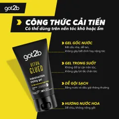 Gel vuốt tóc Got2b Ultra Glued 150ml - Giữ nếp lên đến 48h
