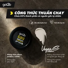 Sáp Vuốt Tóc Got2b Glued Spiking Wax 75ml - Giữ Nếp Tóc Cao, Tạo Kiểu Linh Hoạt, Chống Khô Cứng Tóc