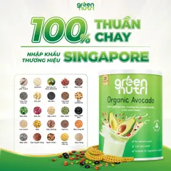 Combo 6 Lon 750Gr Organic Avocado - Sữa Hạt Ngũ Cốc Vị Bơ Chứa BCAAs Hỗ Trợ Khối Cơ