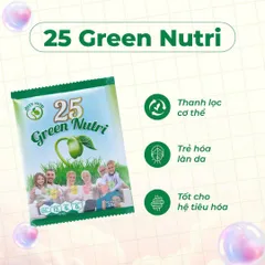 Combo 6 Hộp 625Gr 25 Green Nutri - Sữa Hạt Ngũ Cốc Có Chứa Tảo Xoắn Spirulina Tốt Cho Sức Khỏe