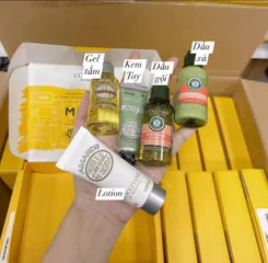 Set sữa tắm, dầu gội xả, dưỡng thể và kem tay L'Occitane mini 5 món 224040