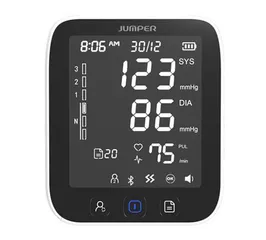 Máy Đo Huyết Áp Bắp Tay Jumper JPD-HA121 (Bluetooth) - Kết Nối APP Theo Dõi Sức Khỏe, Màn Hình Lớn, Bảo Hành 60 Tháng