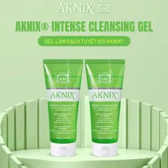 Gel Rửa Mặt Aknix® 250ml - Sạch Sâu & Giảm Mụn Đầu Đen, Mụn Trứng Cá, Nhập Khẩu Từ Pháp, Dành Cho Da Mụn
