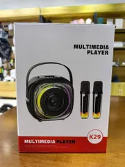 Loa Karaoke Bluetooth Mini K29 - Âm Thanh Sống Động Kèm 2 Micro, Thiết Kế Nhỏ Gọn Dễ Di Chuyển, Phù Hợp Tiệc Tùng và Hội Họp
