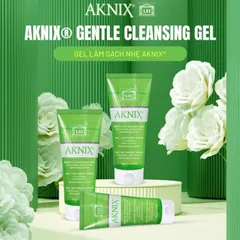 Gel Rửa Mặt AKNIX® 250ml - Sữa Rửa Mặt Dành Cho Da Mụn Viêm, Mụn Bọc, Mụn Mủ - Nhập Khẩu Pháp, Làm Sạch Sâu, Dưỡng Ẩm Da
