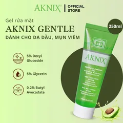 Gel Rửa Mặt AKNIX® 250ml - Sữa Rửa Mặt Dành Cho Da Mụn Viêm, Mụn Bọc, Mụn Mủ - Nhập Khẩu Pháp, Làm Sạch Sâu, Dưỡng Ẩm Da