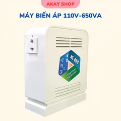 Máy biến áp đổi nguồn 220V sang 100V Hợp Long - Công suất 350VA cho thiết bị điện Nhật Bản, ổn định và tiết kiệm điện