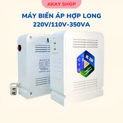Máy Biến Áp Hợp Long 350VA - Bộ Đổi Nguồn 220V Sang 110V Dùng Cho Đồ Nhật Nội Địa, Giải Pháp Tiện Lợi Cho Thiết Bị Điện Tử