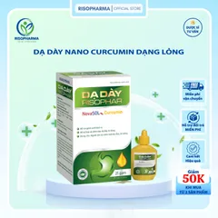 Dạ Dày Nano Curcumin NOVASOL - Tinh Chất Siêu Nano Bảo Vệ Niêm Mạc Dạ Dày, Hỗ Trợ Tiêu Hóa Tối Ưu, Sức Khỏe Đường Ruột