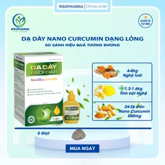 Dạ Dày Nano Curcumin NOVASOL - Tinh Chất Siêu Nano Bảo Vệ Niêm Mạc Dạ Dày, Hỗ Trợ Tiêu Hóa Tối Ưu, Sức Khỏe Đường Ruột